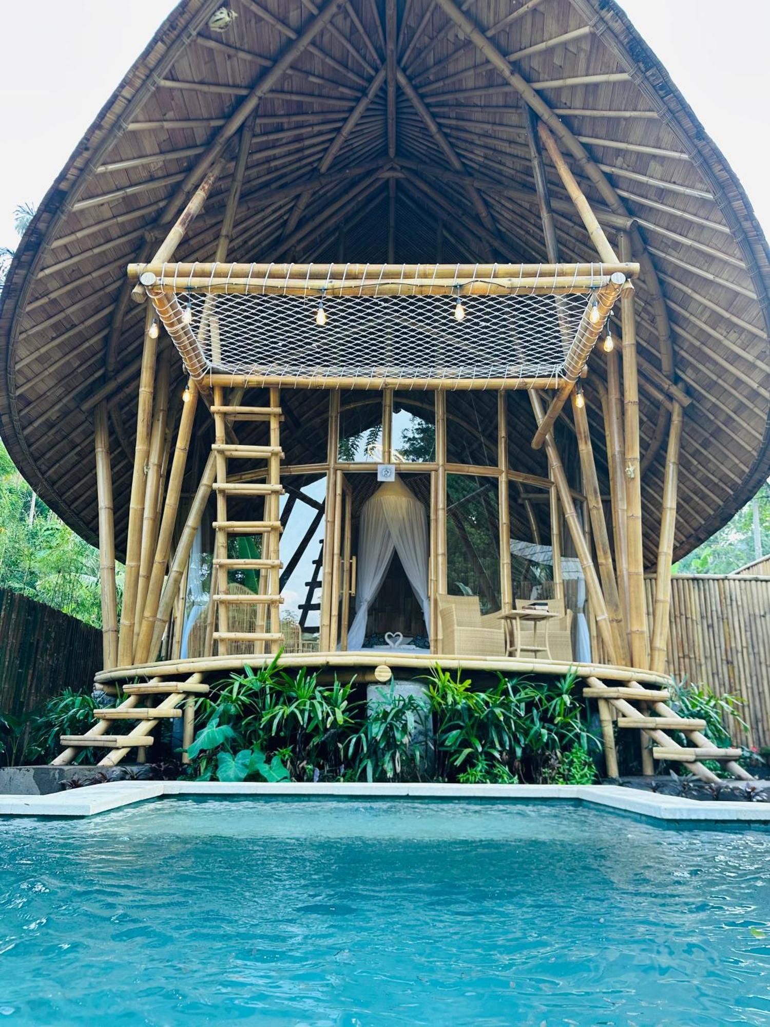 Bamboo House - Ecobreeze Villa Sidemen  Kültér fotó
